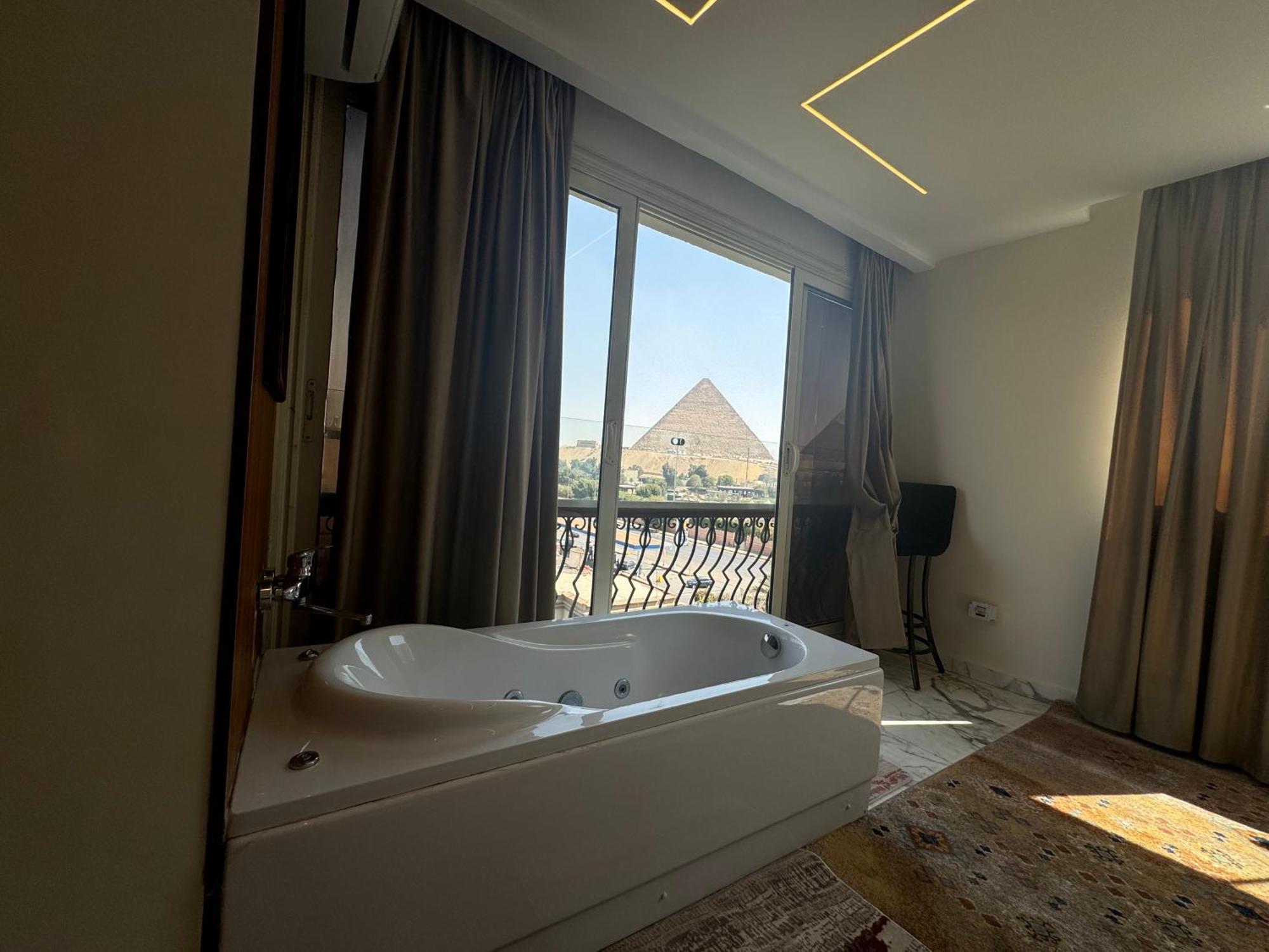 Unique Pyramids Boutique Inn Kafret el-Gabal Εξωτερικό φωτογραφία